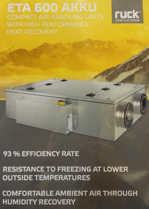 RECUPERATION D'ENERGIE : VENTILATION : CENTRALE DOUBLE FLUX ROTOBOX AIR -TS, RUCK)