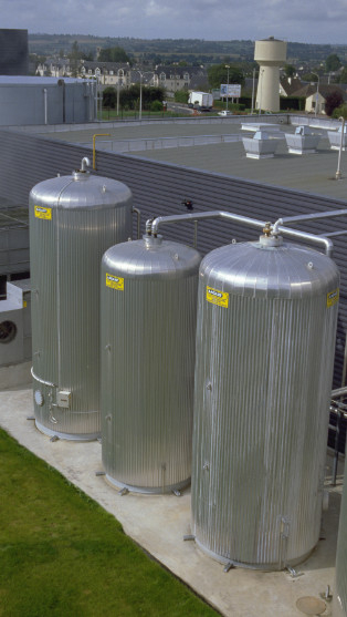 BALLON STOCKAGE AGRO-ALIMENTAIRE AVEC BRULEUR GAZ HYDROGAZ INDUSTRIEL CUVE BACHE : LACAZE ENERGIES